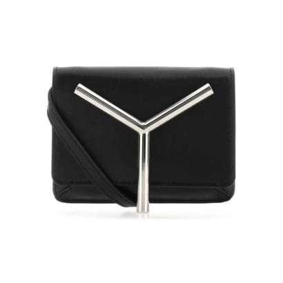 Y/Project Black Leather Mini Crossbody Bag