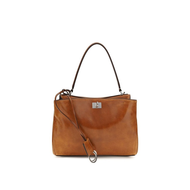 Balenciaga Rodeo Shoulder Bag — Brown