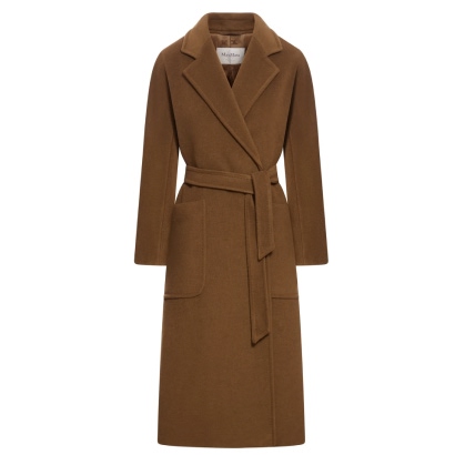 Max Mara Belted Long-sleeved Coat