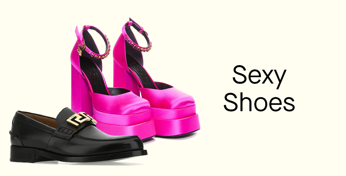 sexy shoes from the versace brands