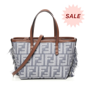 Fendi Jacquard Mini Roll Bag