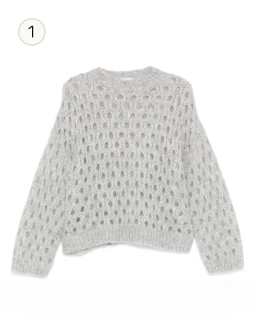 Brunello Cucinelli Grey Sweater