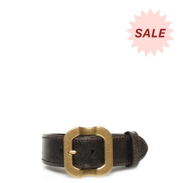 Miu Miu Leather Bracelet With Buckle