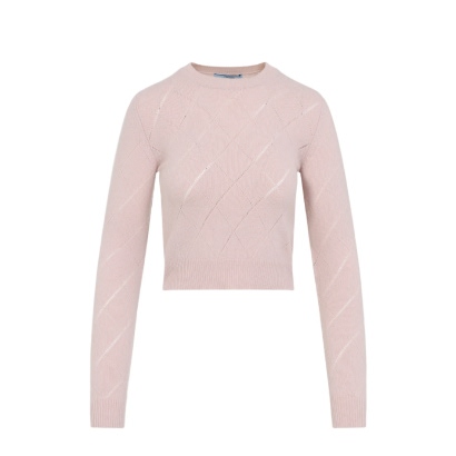 Prada Pink Cashmere Sweater