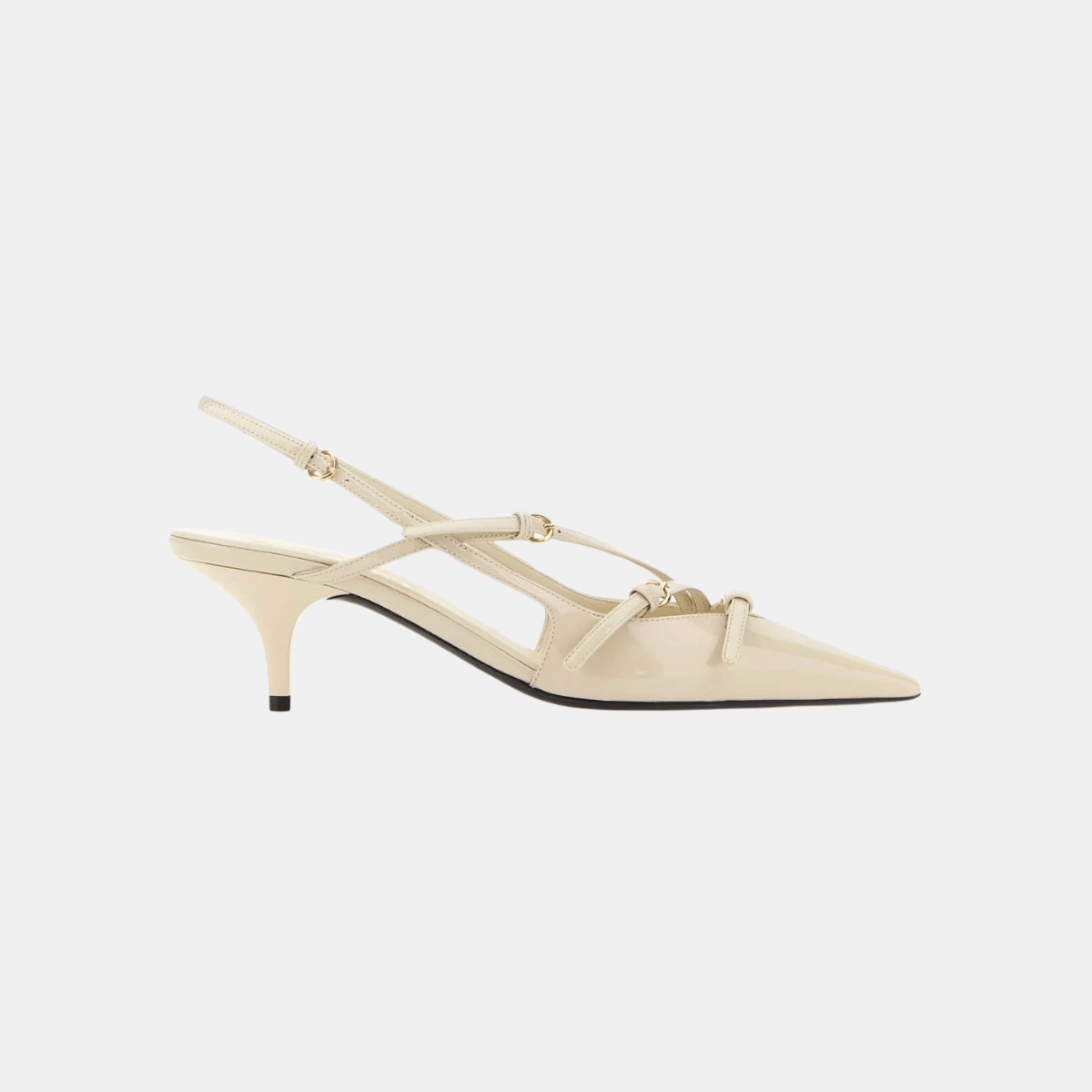 Miu Miu Ivory Leather Pumps