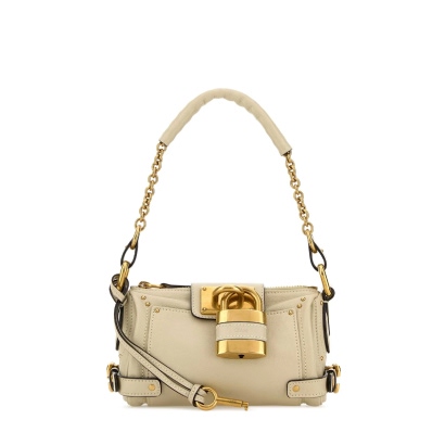 Chloé Sand Leather Small Paddington Shoulder Bag