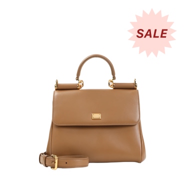 Dolce & Gabbana Sicily Soft Calf Leather Handbag 