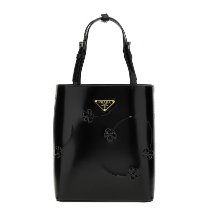 Prada Flower Mini Shopping Bag