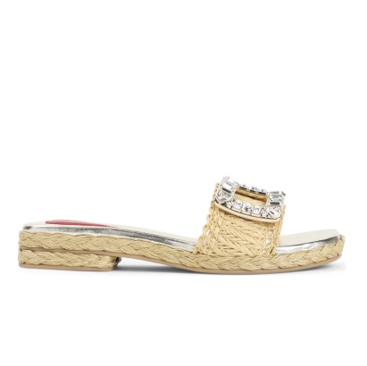 Roger Vivier Raffia Sandals