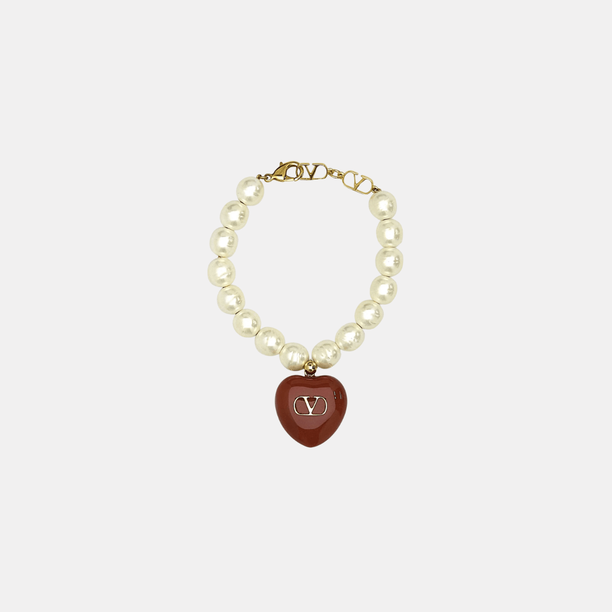 Valentino Garavani Pearl Coeur Royal Bracelet