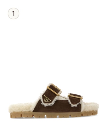Prada Suede Slippers
