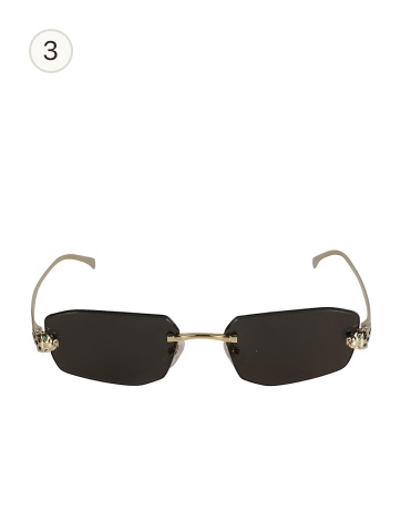 Cartier Eyewear Rimless Sunglasses
