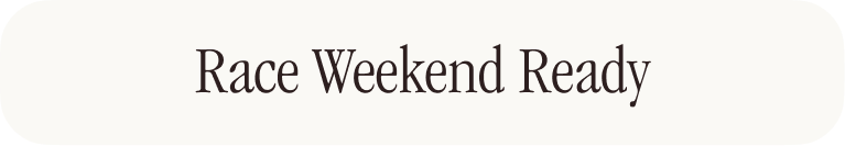 Race weekend is calling.