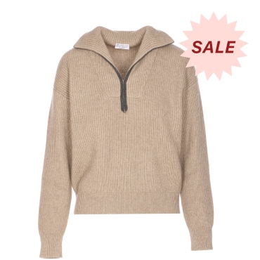 Brunello Cucinelli Sweater With Monile Detail