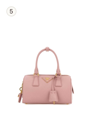 Prada Pink Leather Handbag Pesco Borse A Mano
