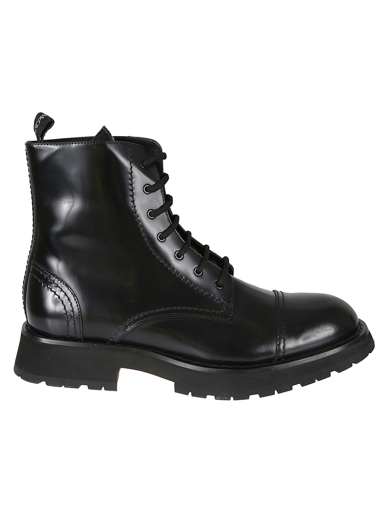 Lace-up Leather Boots