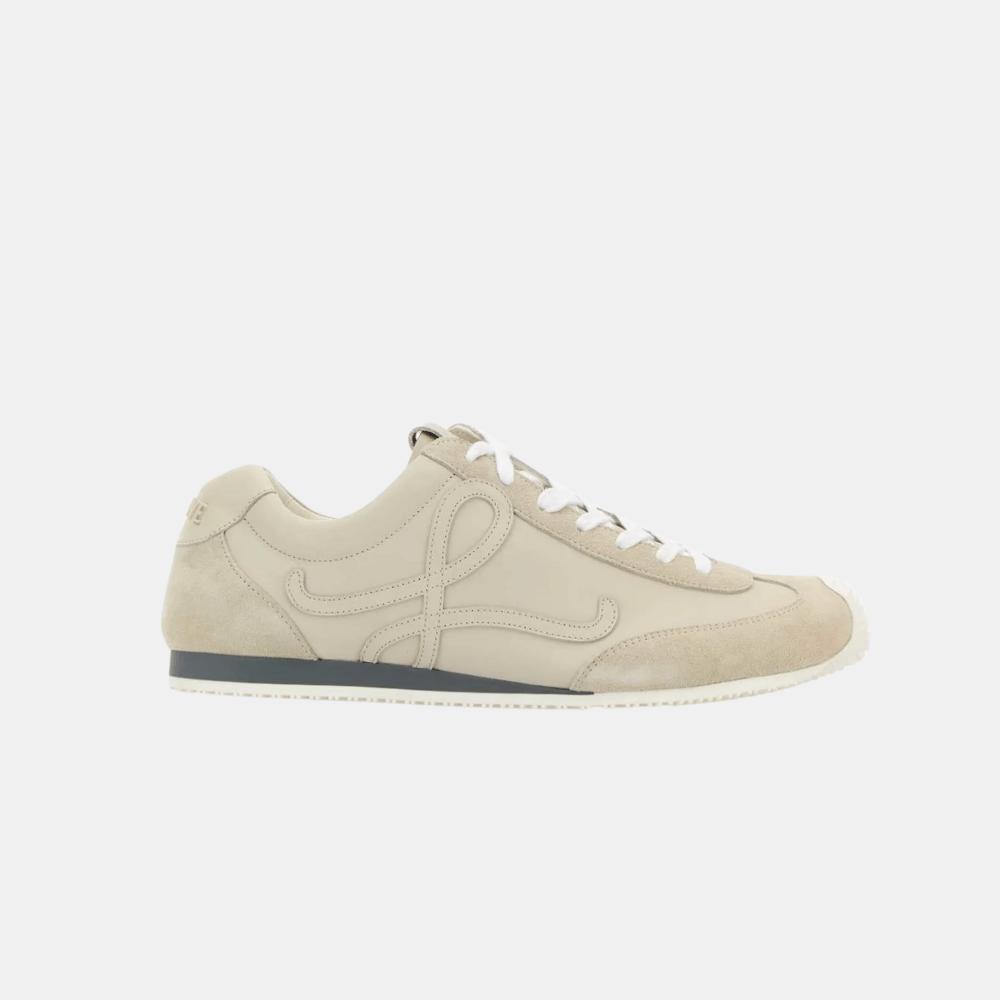 Loewe Ivory Leather Ballet Runner 2.0 Sneakers