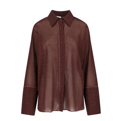 Oseree Shirts Brown Polyamide