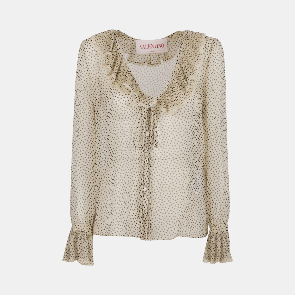 Valentino Garavani Shirt | Pattern | Chiffon Micro Pois Plusdepois
