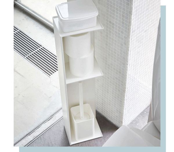 Easy Ways to Hide Bathroom Essentials Yamazaki Home