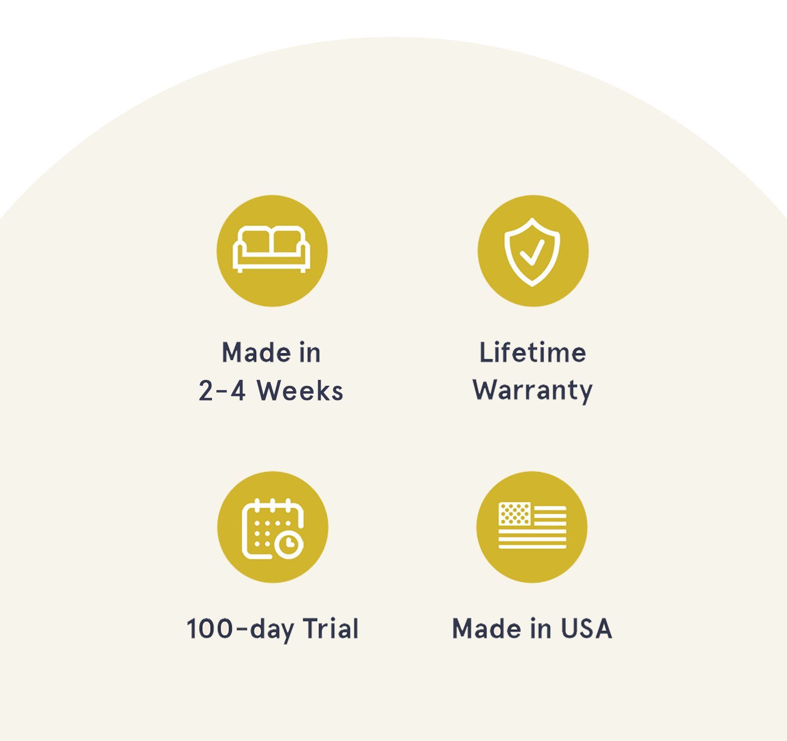 We've made customizing your new sofa easy BenchMade Modern