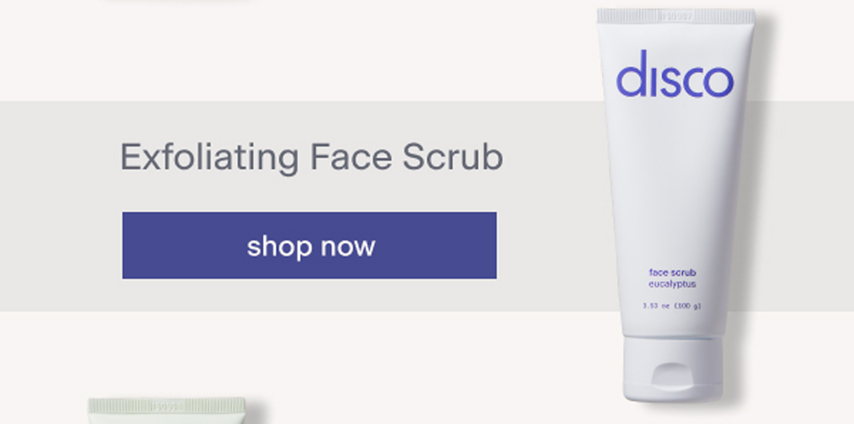 exfoliating face scrub