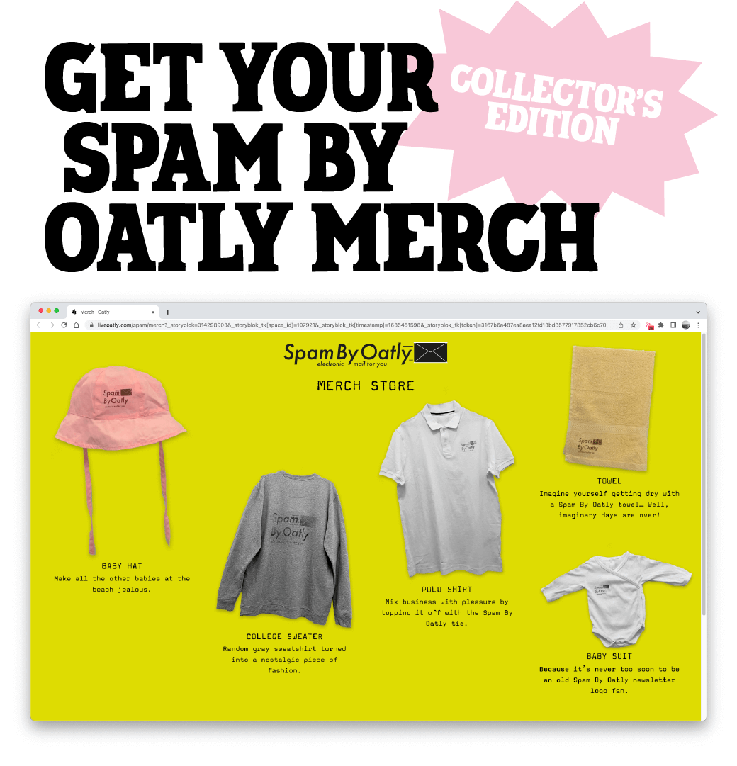 Get your Spam by Oatly Merch - Collectors edition