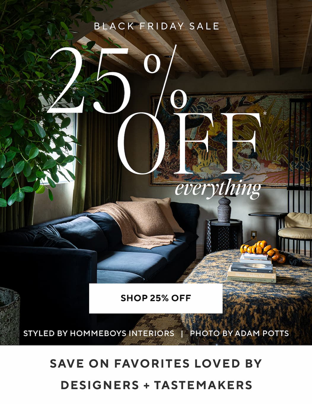 Black Friday Sale 25% OFF EVERYTHING Shop 25% Off >
