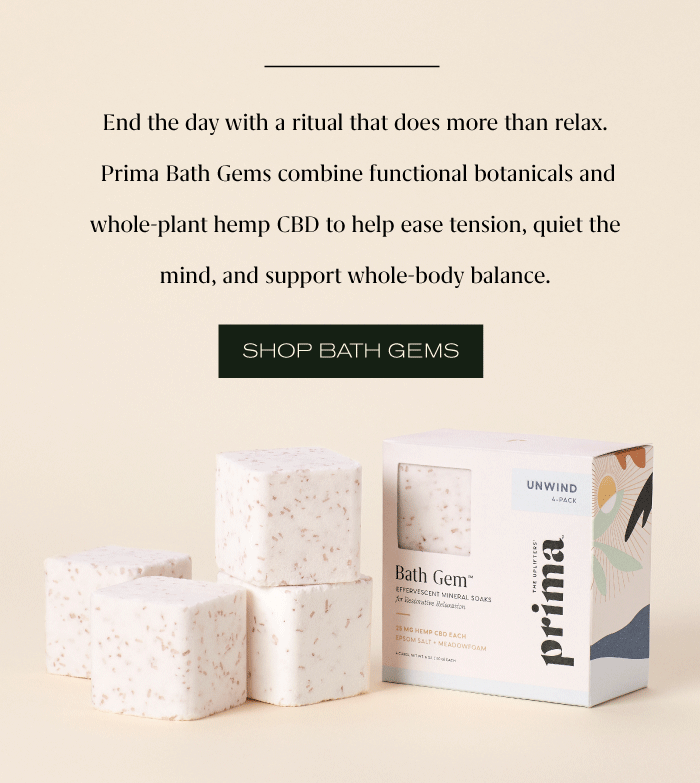 End the day with a ritual that does more than relax. 