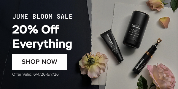 June Bloom Sale: 20% Off Sitewide + a FREE Hydra Stick SPF 34 on $75+ orders