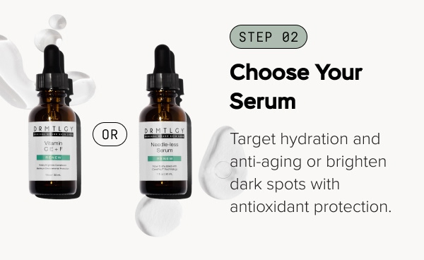 Step 02 - Choose Your Serum