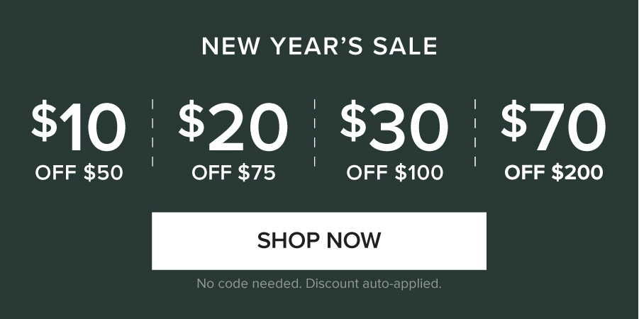 SHOP THE NEW YEAR'S SALE