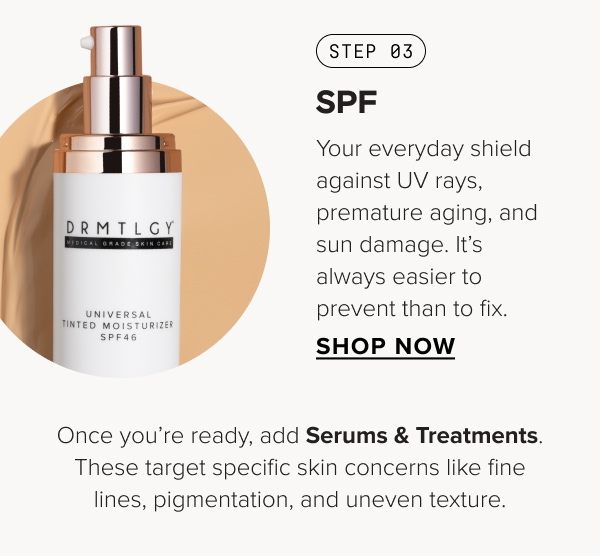 Step 03 - Sunscreens