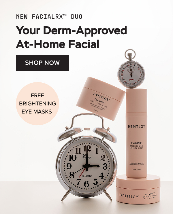 Shop The NEW FacialRX™ Duo and Get FREE Brightening Eye Masks