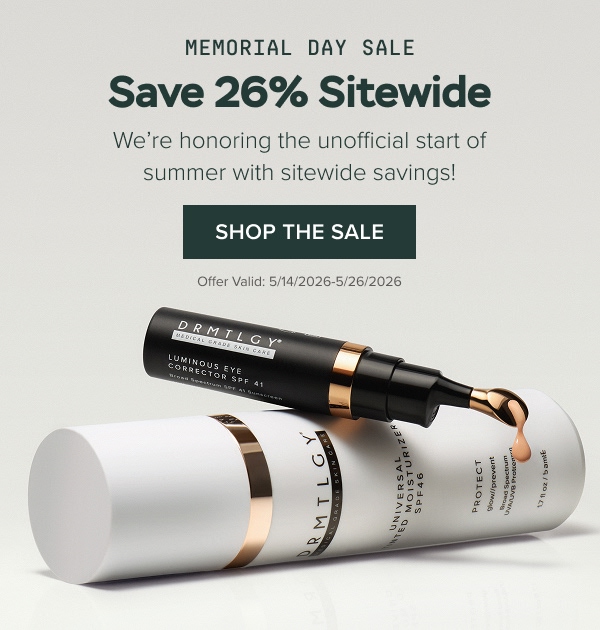Memorial Day Sale: 26% Off Sitewide