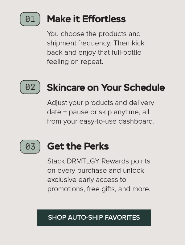 Shop Auto-ship favorites