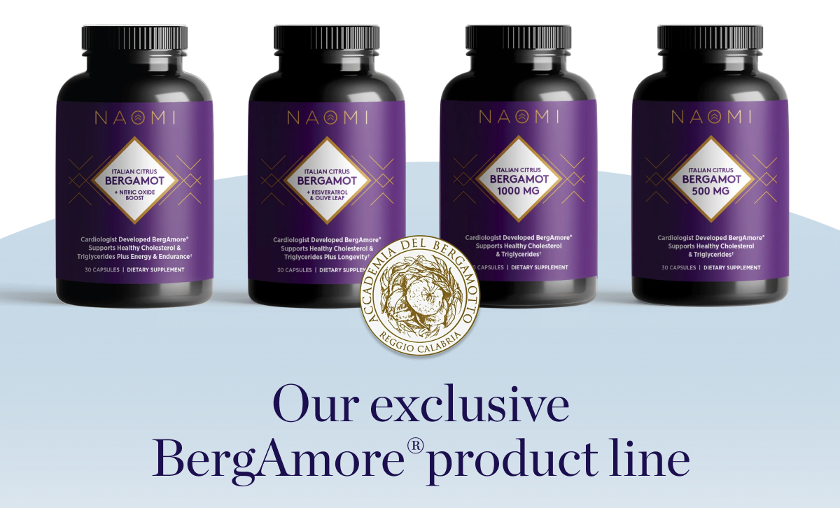 Our exclusive BergAmore®product line will help you meet your cardiometabolic health goals in the new year!