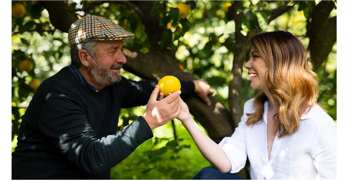 Naomi Whittel with Bergamot fruit