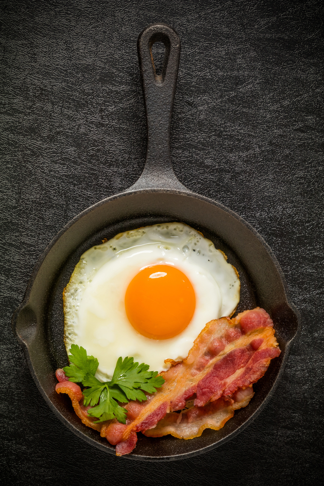 bacon and eggs