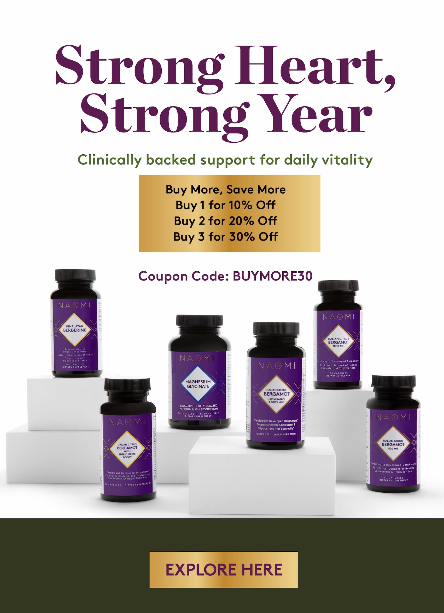 Save 10% on 1 item, 20% on 2 items, or 30% on 3 or more items with coupon code BUYMORE30