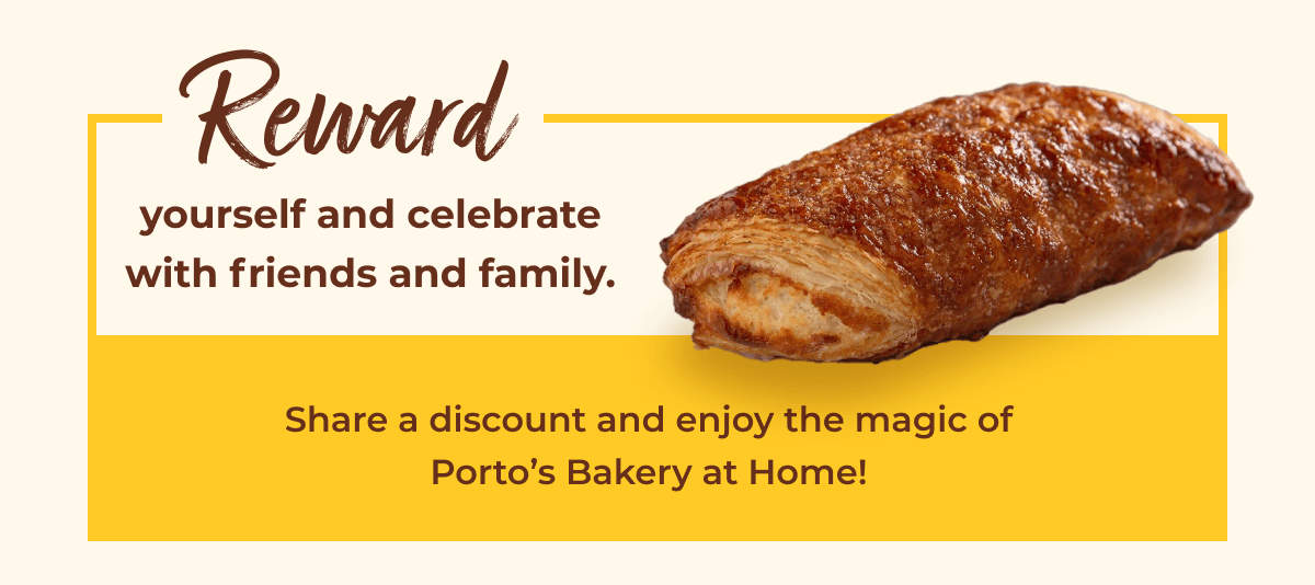New Ways to Earn Sweet Perks! 💫 Portos Bakery