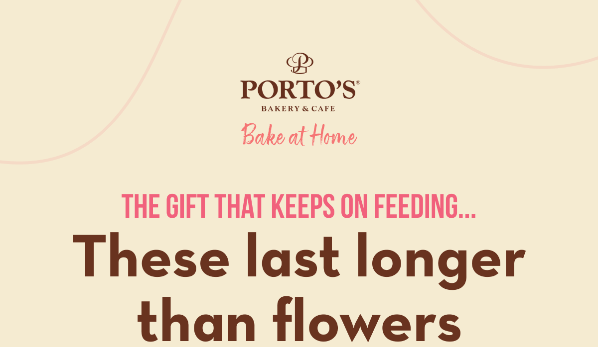 The gift that keeps on feeding 🎁 Portos Bakery