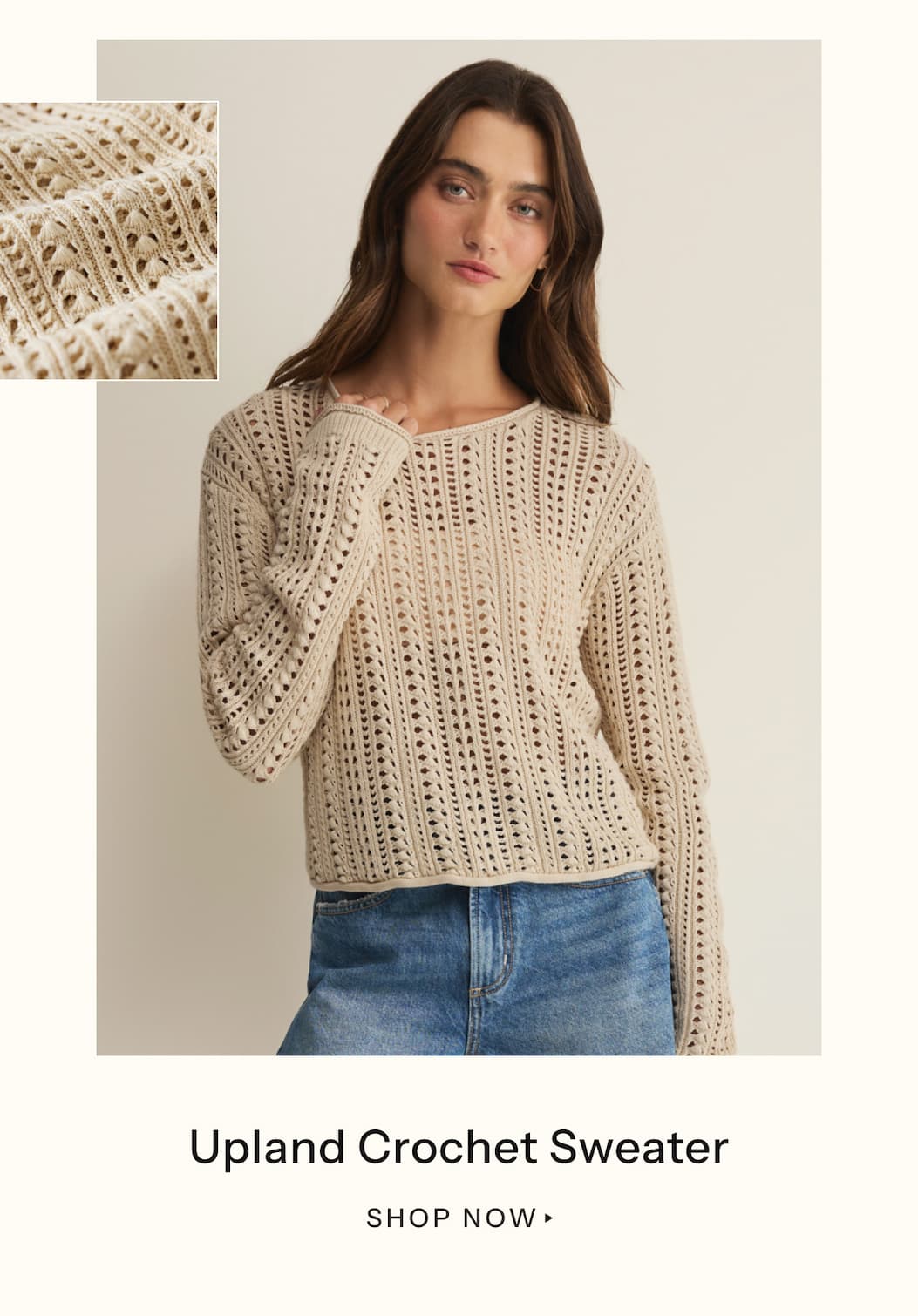 Upland Crochet Sweater | Shop Now