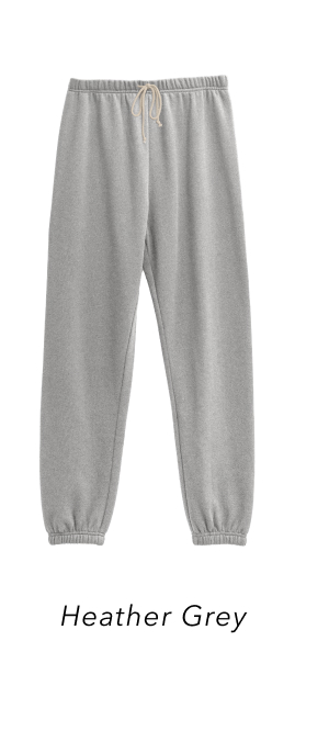 Classic Boyfriend Jogger In Festive Heather Grey | Shop Now