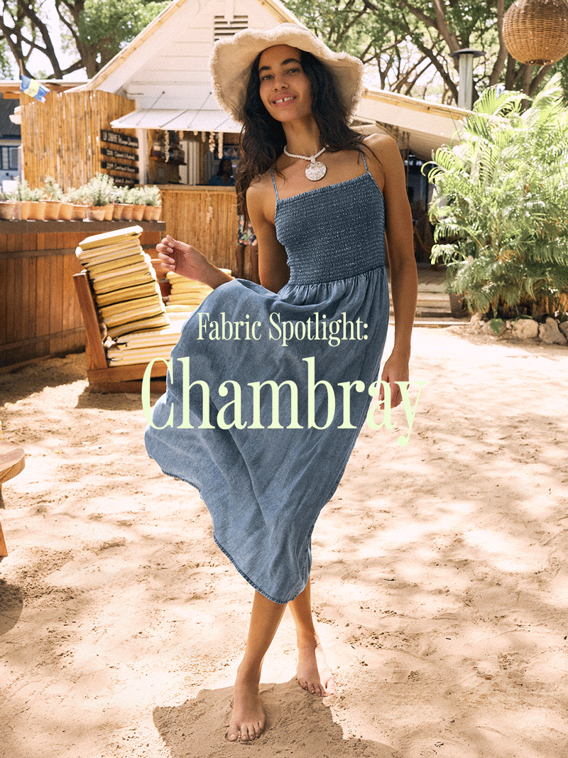 Fabric Spotlight: Chambray. Shop now.
