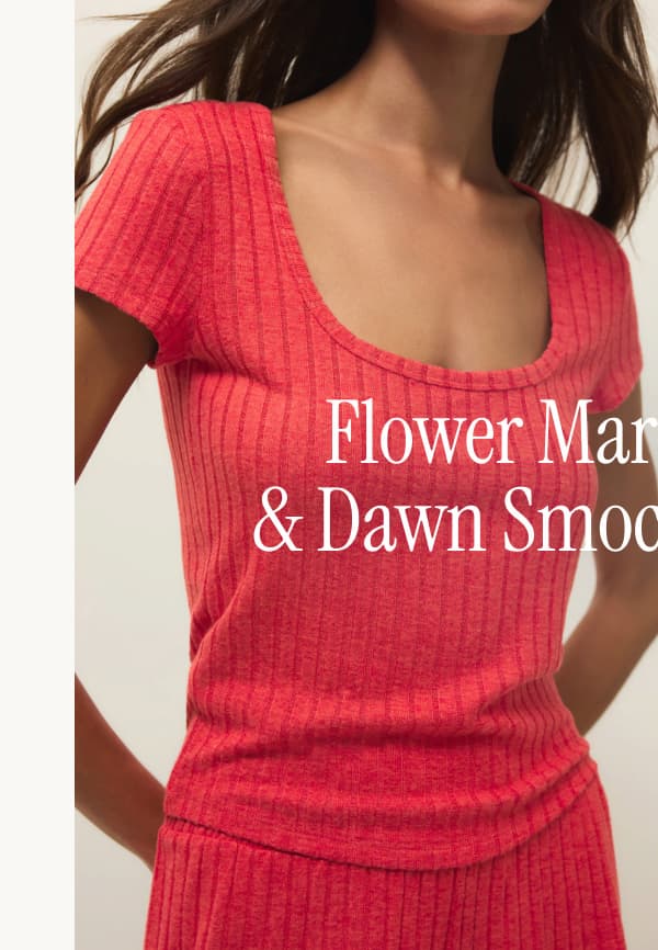 Shop Flower Market Rib Tee