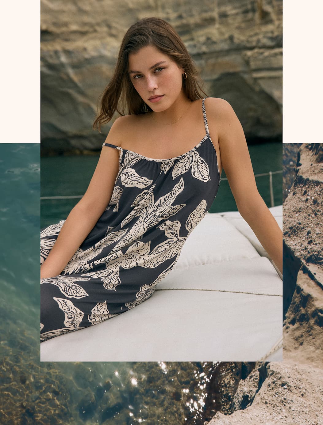 Shop Flared Asha Floral Jumpsuit