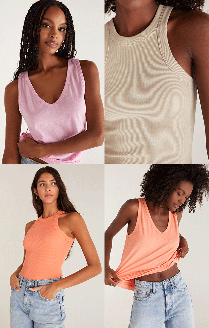 These Tanks? Ready For Spring! Z Supply