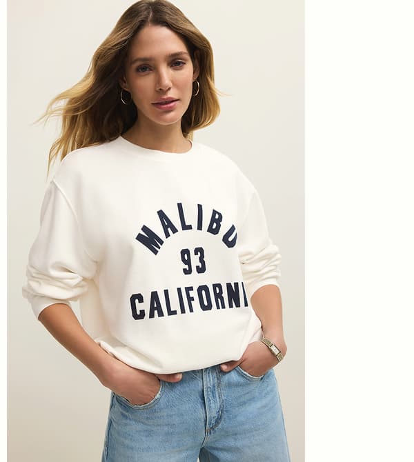Shop Malibu Boyfriend Sweatshirt