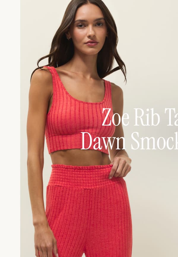 Shop Zoe Rib Tank Bra